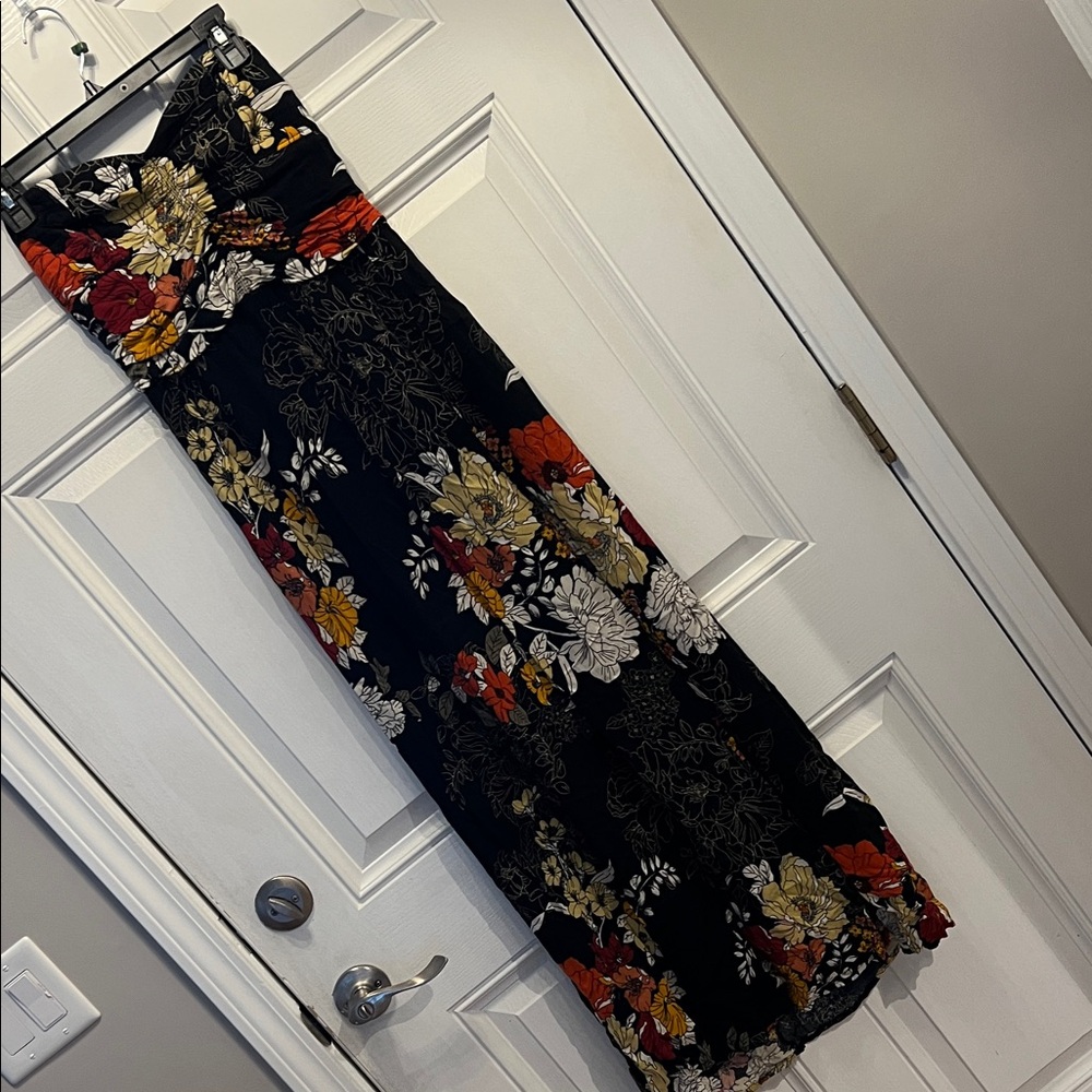 Band of Gypsies Black Floral Dress